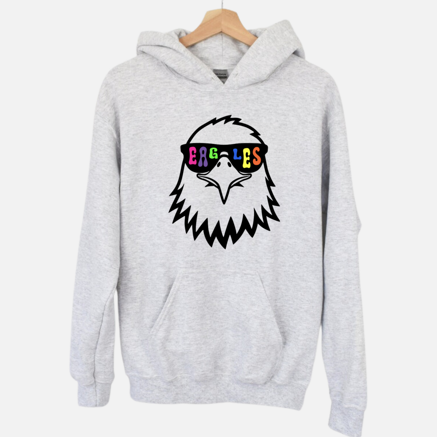 Eagles Neon Unisex Hoodie GLASSES