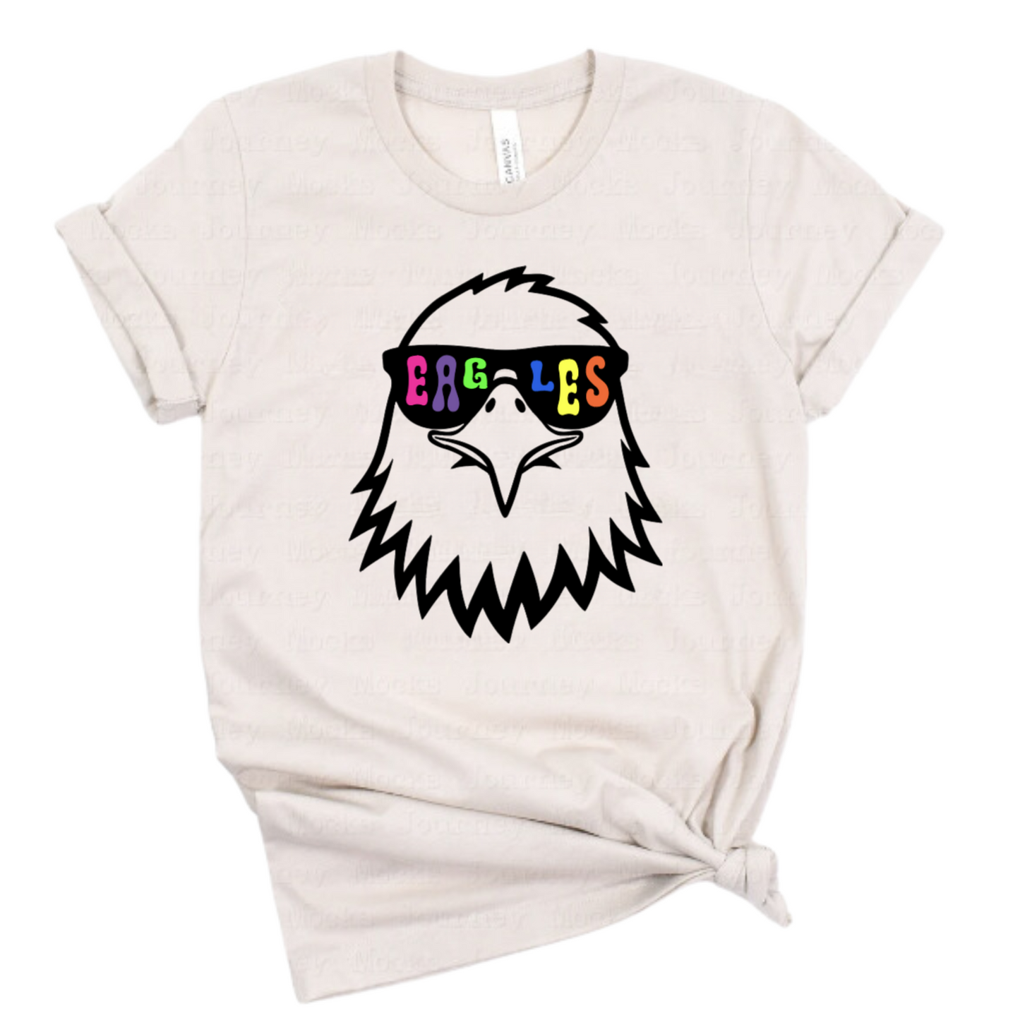 Eagles Neon Unisex T-Shirt GLASSES