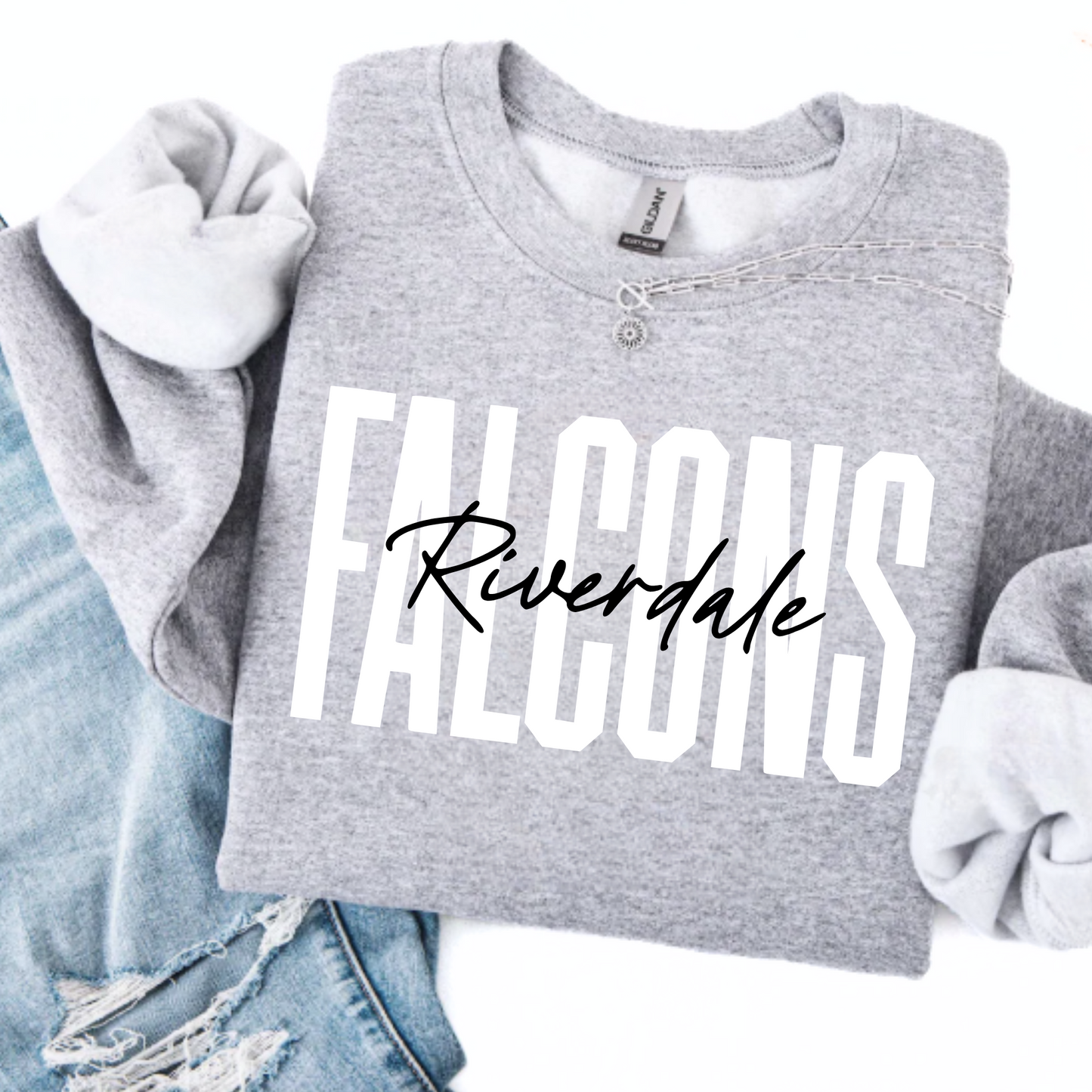 Riverdale Unisex Sweatshirt FALCONS RIVERDALE GREY