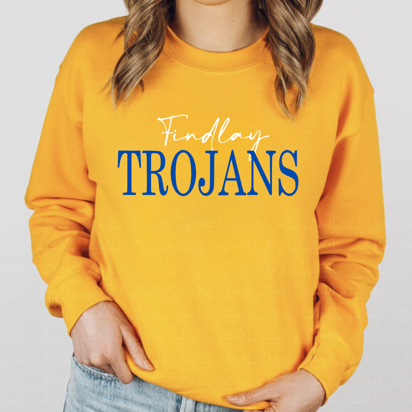 Findlay Unisex Sweatshirt TROJANS GOLD