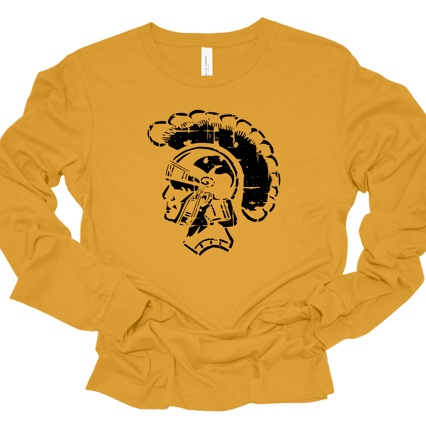 Findlay Unisex Long Sleeve Shirt TROJAN HEAD