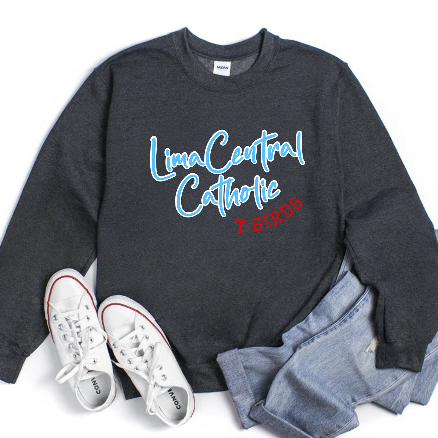 LCC Unisex Sweatshirt LCC TBIRDS DARK GREY