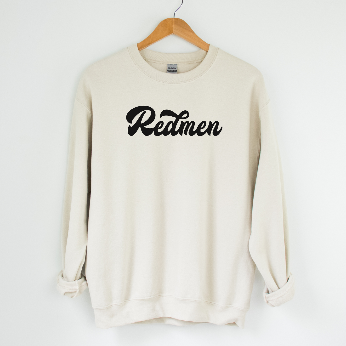 Fostoria Unisex Sweatshirt REDMEN VINTAGE CURSIVE