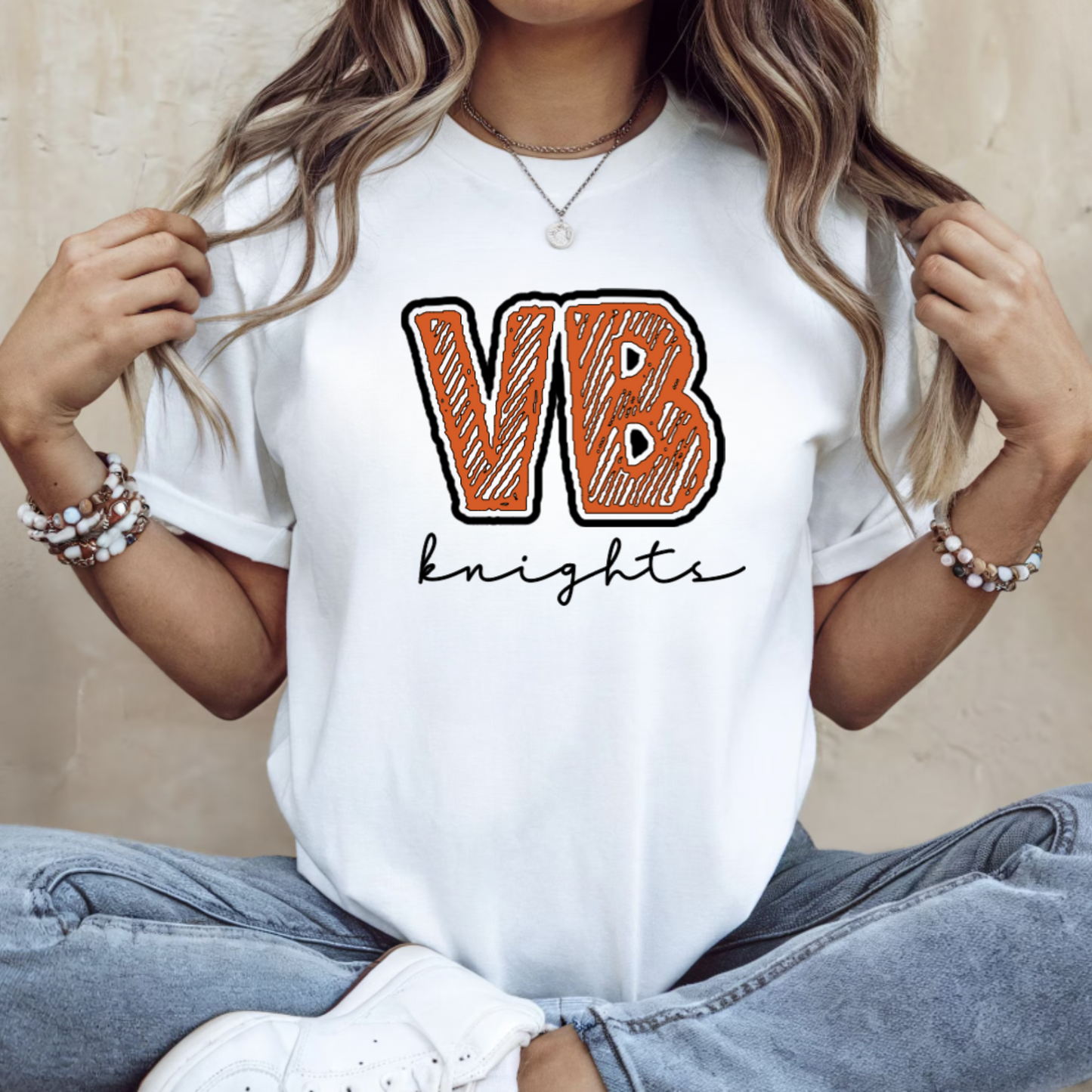 Van Buren T-Shirt VB KNIGHTS WHITE