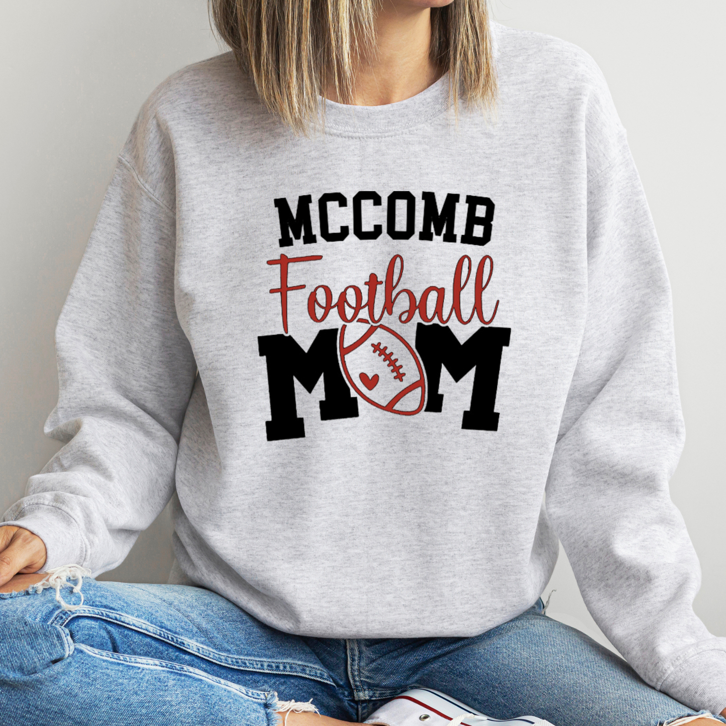 McComb Unisex Sweatshirt FOOTBALL MOM