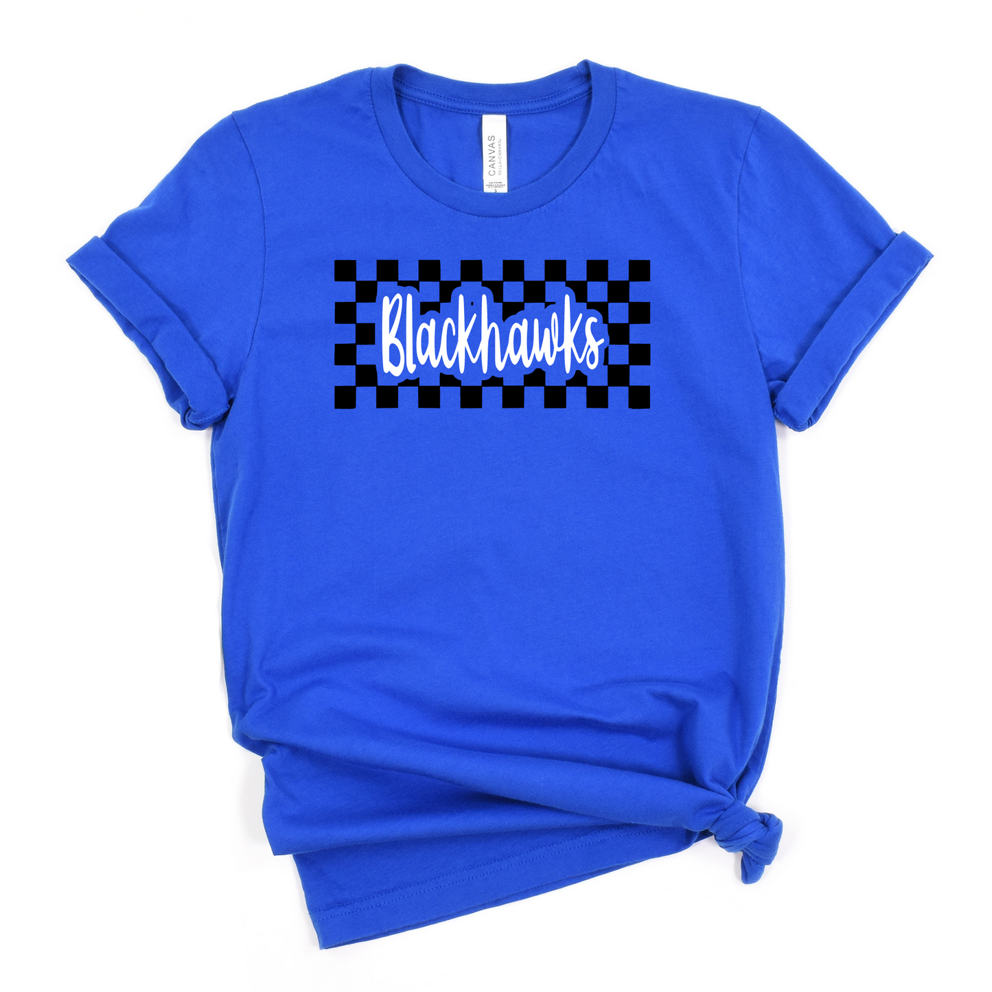 Blackhawks Softball Unisex T-Shirt CHECKERED