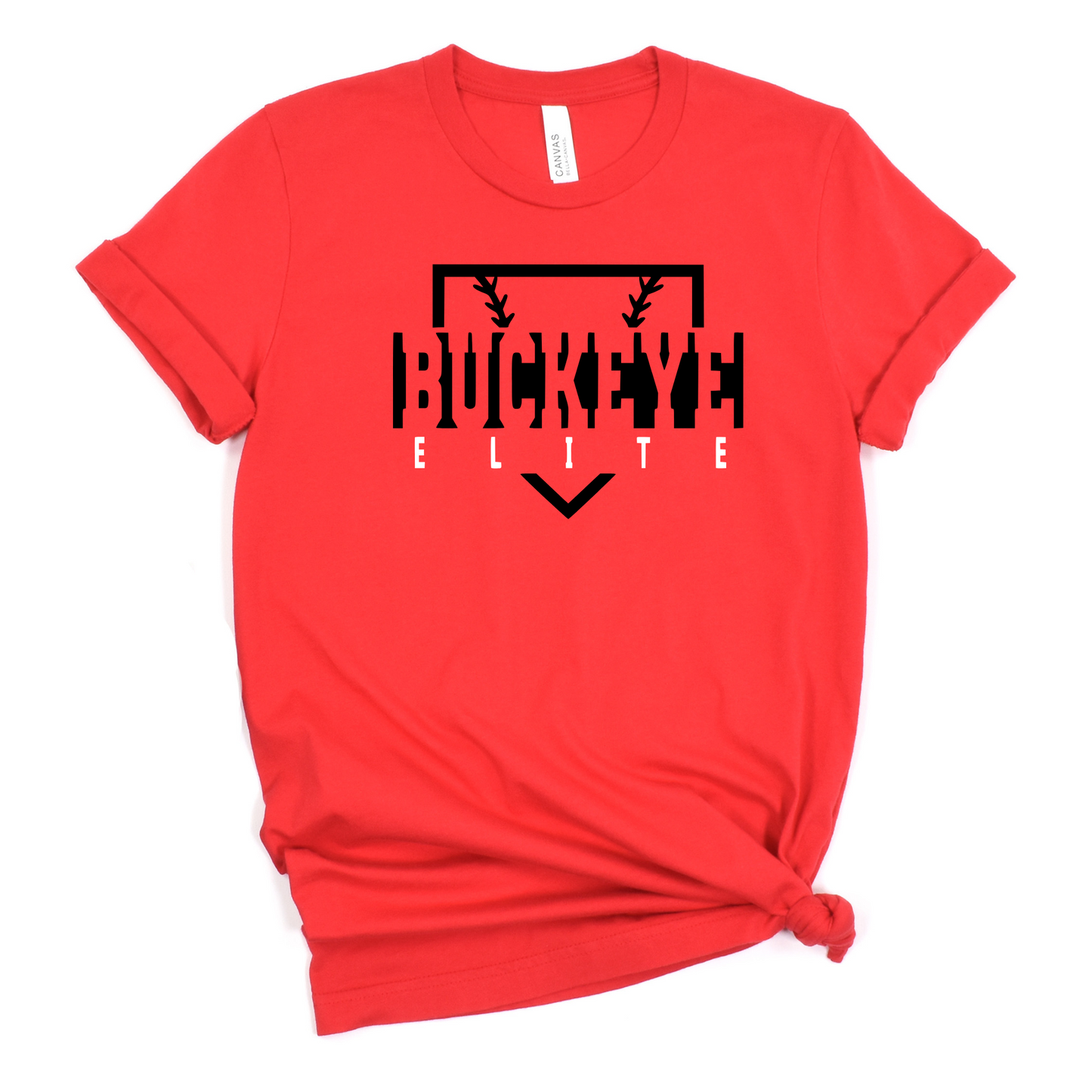 Buckeye Elite Unisex Sweatshirt/T-Shirt BUCKEYE PLATE RED