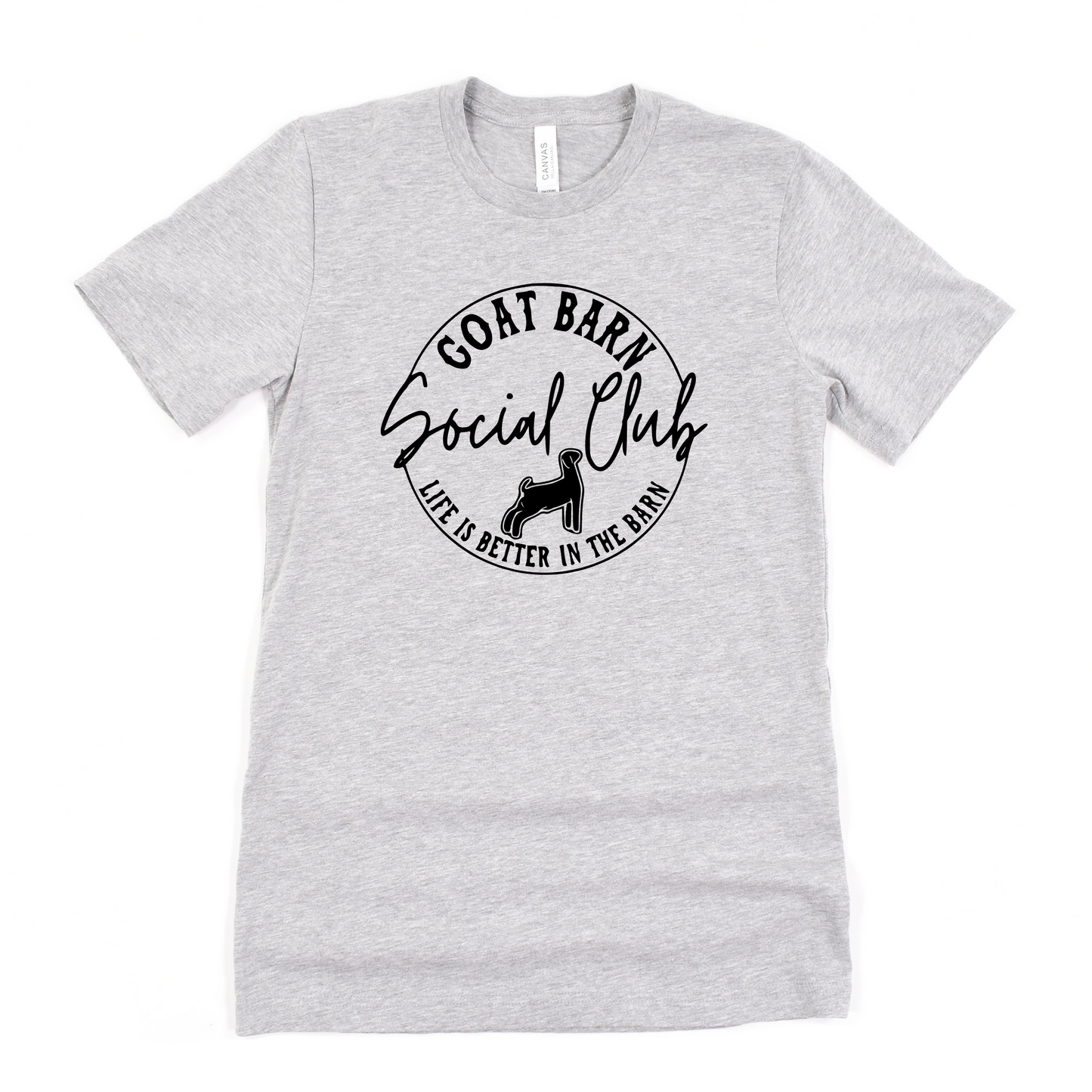 Goat Unisex T-Shirt GOAT BARN SOCIAL CLUB