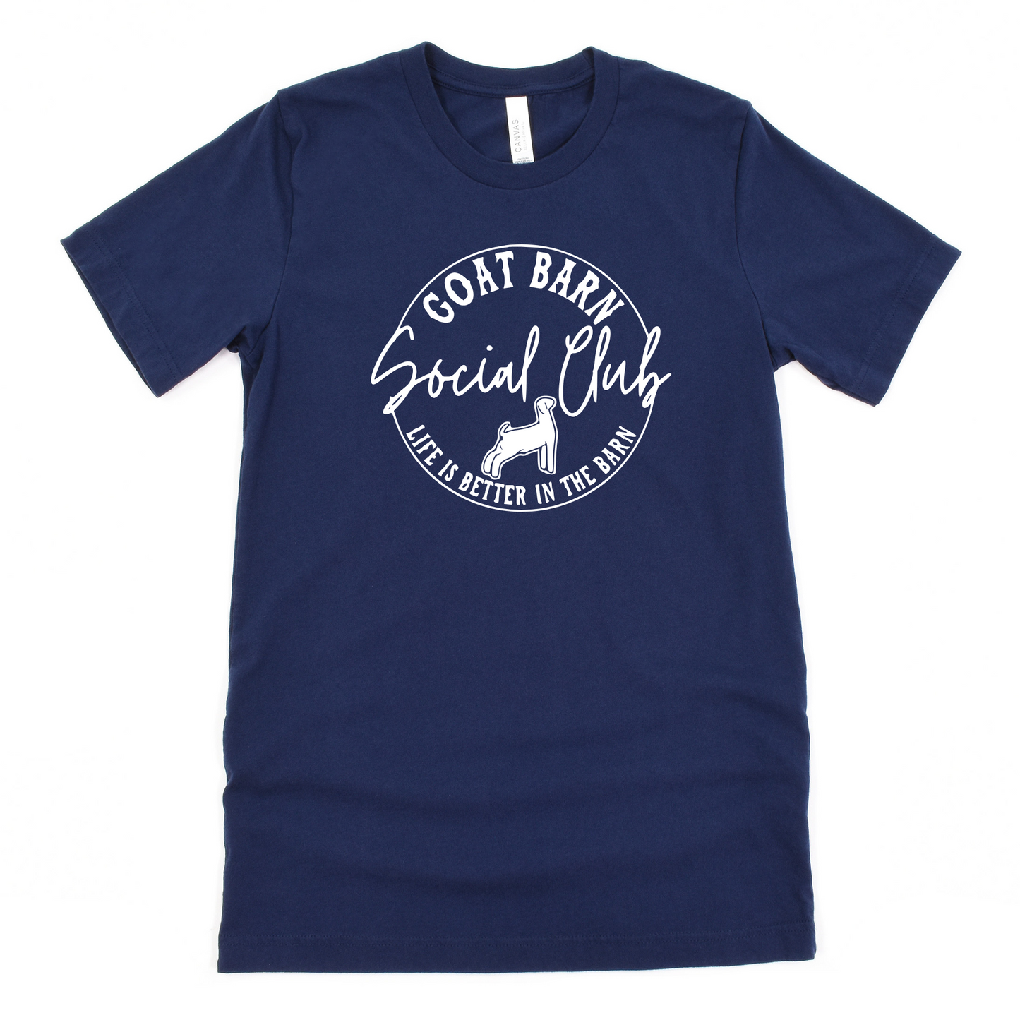 Goat Unisex T-Shirt GOAT BARN SOCIAL CLUB
