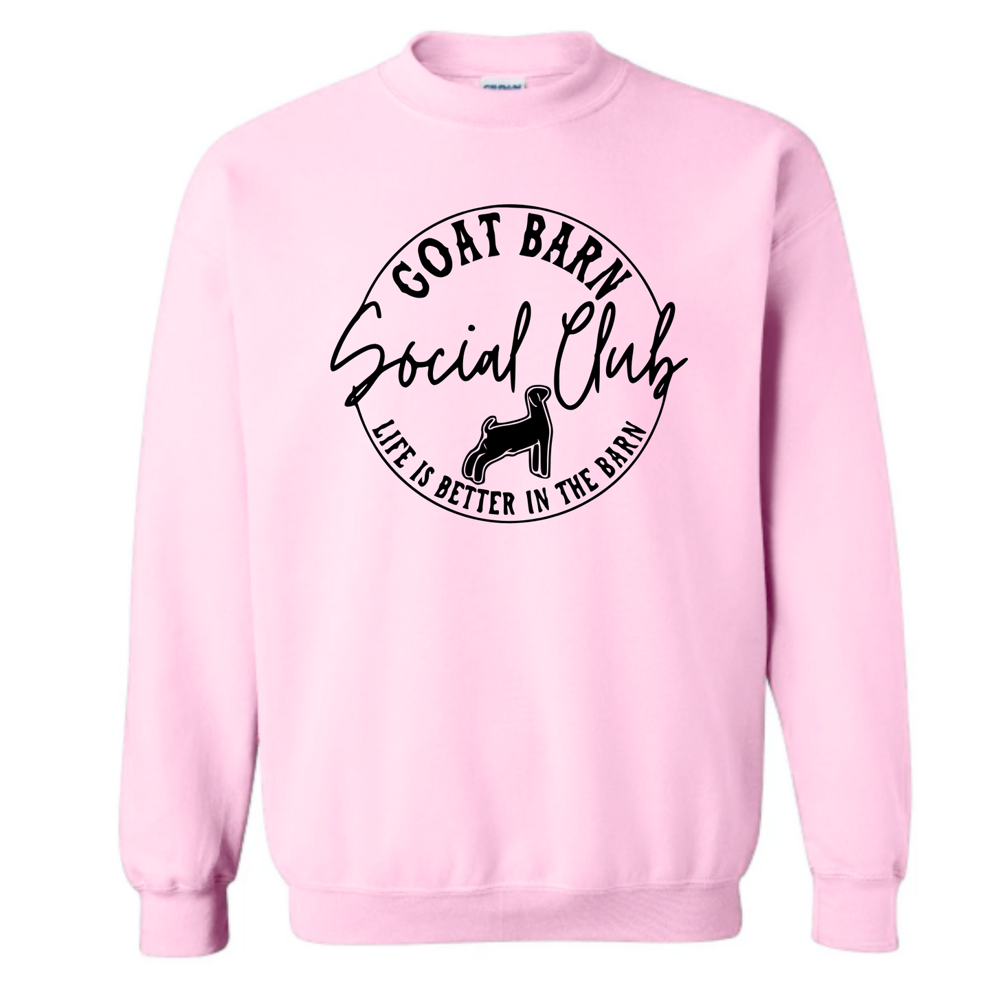 Goat Unisex Sweatshirt GOAT BARN SOCIAL CLUB