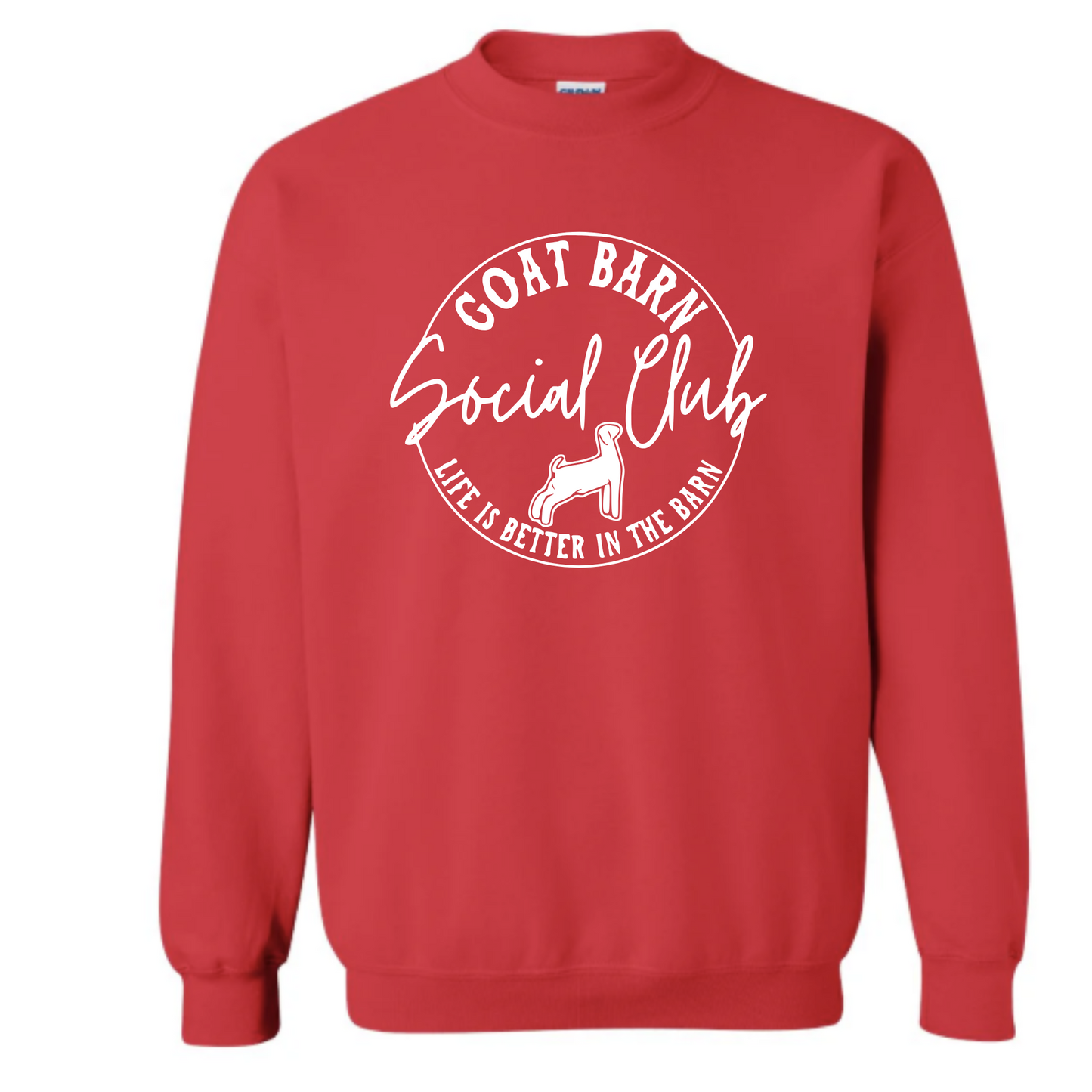 Goat Unisex Sweatshirt GOAT BARN SOCIAL CLUB