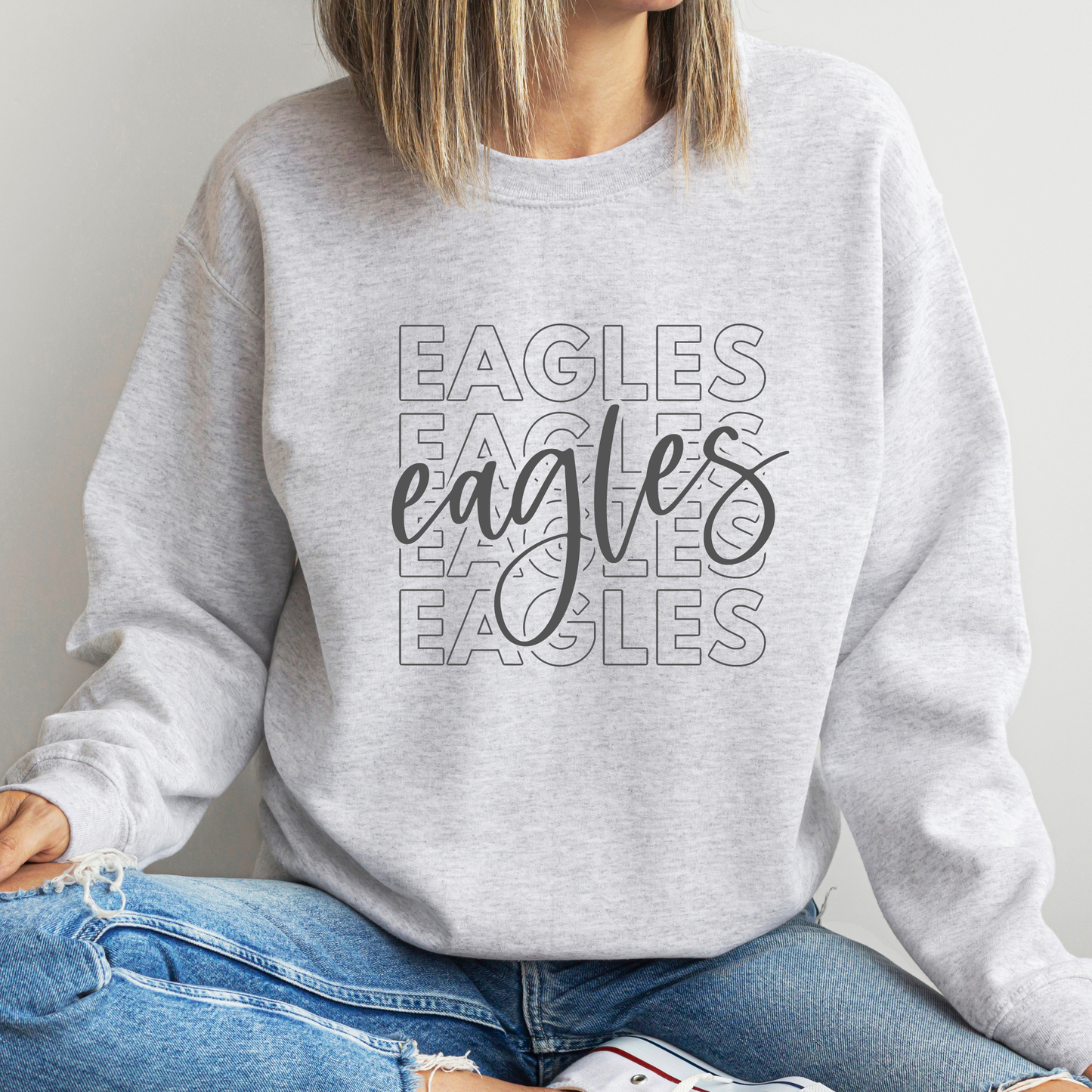 Liberty Benton Unisex Sweatshirt REPEATING EAGLES