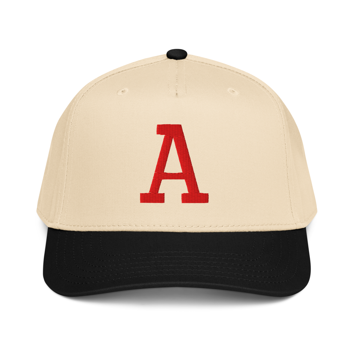 Arlington Classic Snapback Hat A NATURAL/BLACK/RED
