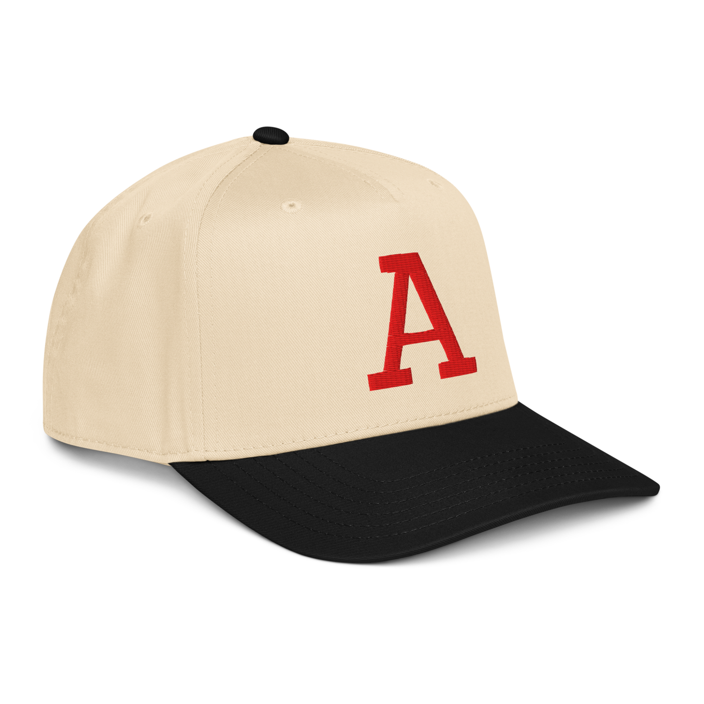 Arlington Classic Snapback Hat A NATURAL/BLACK/RED