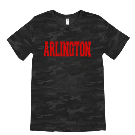 Arlington Unisex T-Shirt ARLINGTON BLACK CAMO