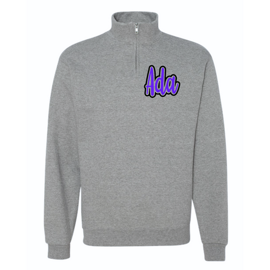 Ada Quarter Zip Sweatshirt ADA GREY