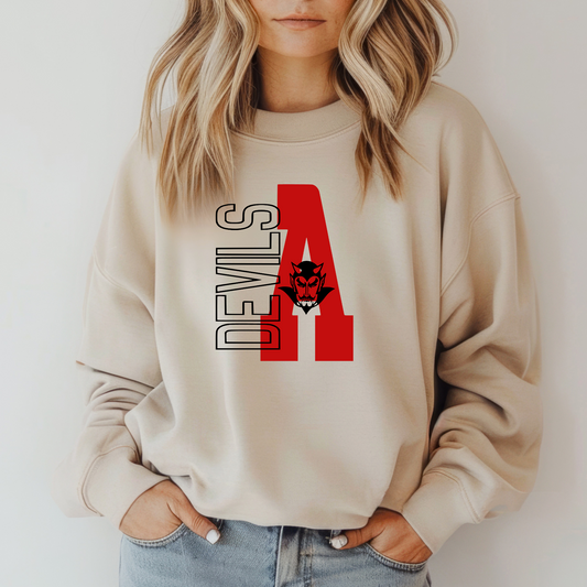 Arlington Unisex Sweatshirt DEVILS OUTLINE A