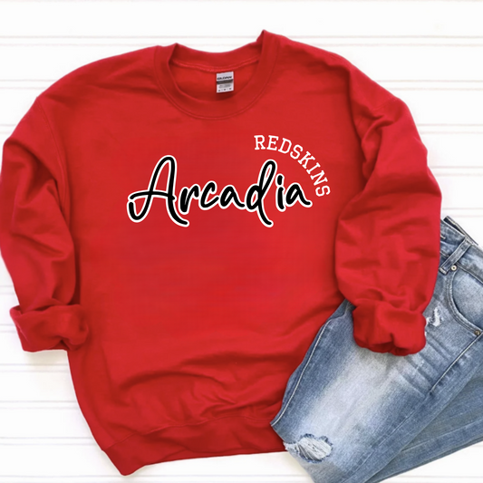 Arcadia Unisex Sweatshirt ARCADIA REDSKINS RED