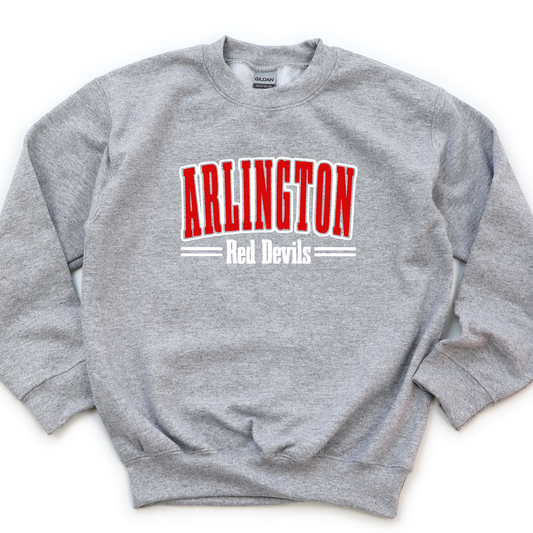 Arlington Unisex Sweatshirt ARLINGTON RED DEVILS GREY