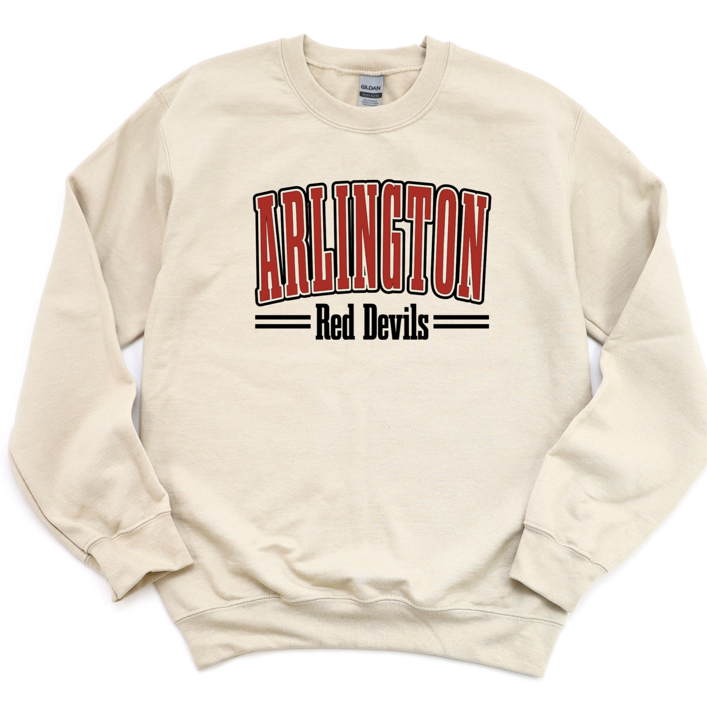 Arlington Unisex Sweatshirt ARLINGTON RED DEVILS SAND