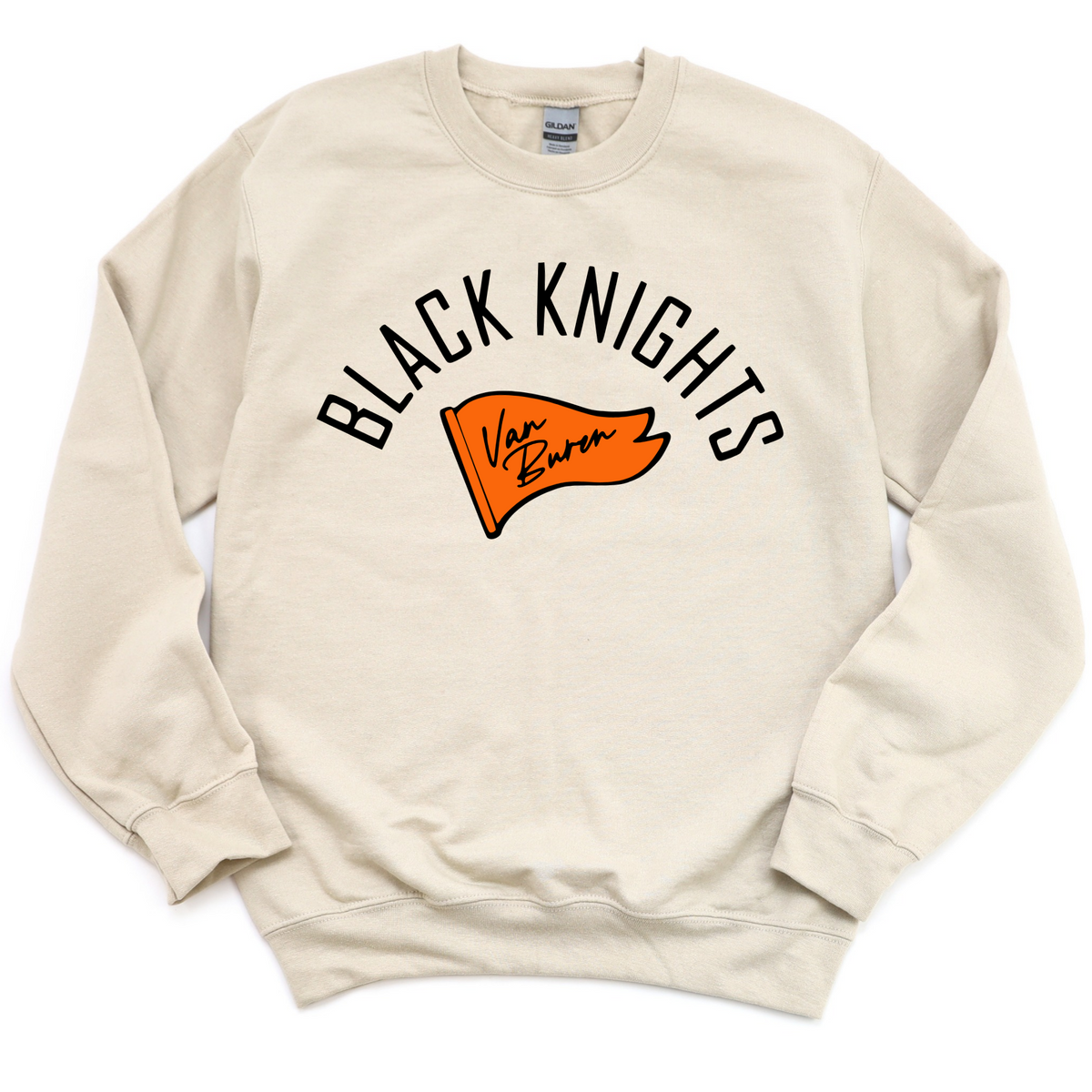 Van Buren Unisex Sweatshirt BLACK KNIGHTS PENNANT