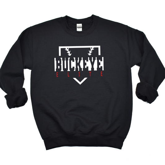 Buckeye Elite Unisex Sweatshirt BUCKEYE PLATE BLACK