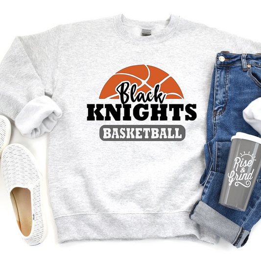 Van Buren Spirit Wear Sweatshirt BLACK KNIGHTS BASKETBALL