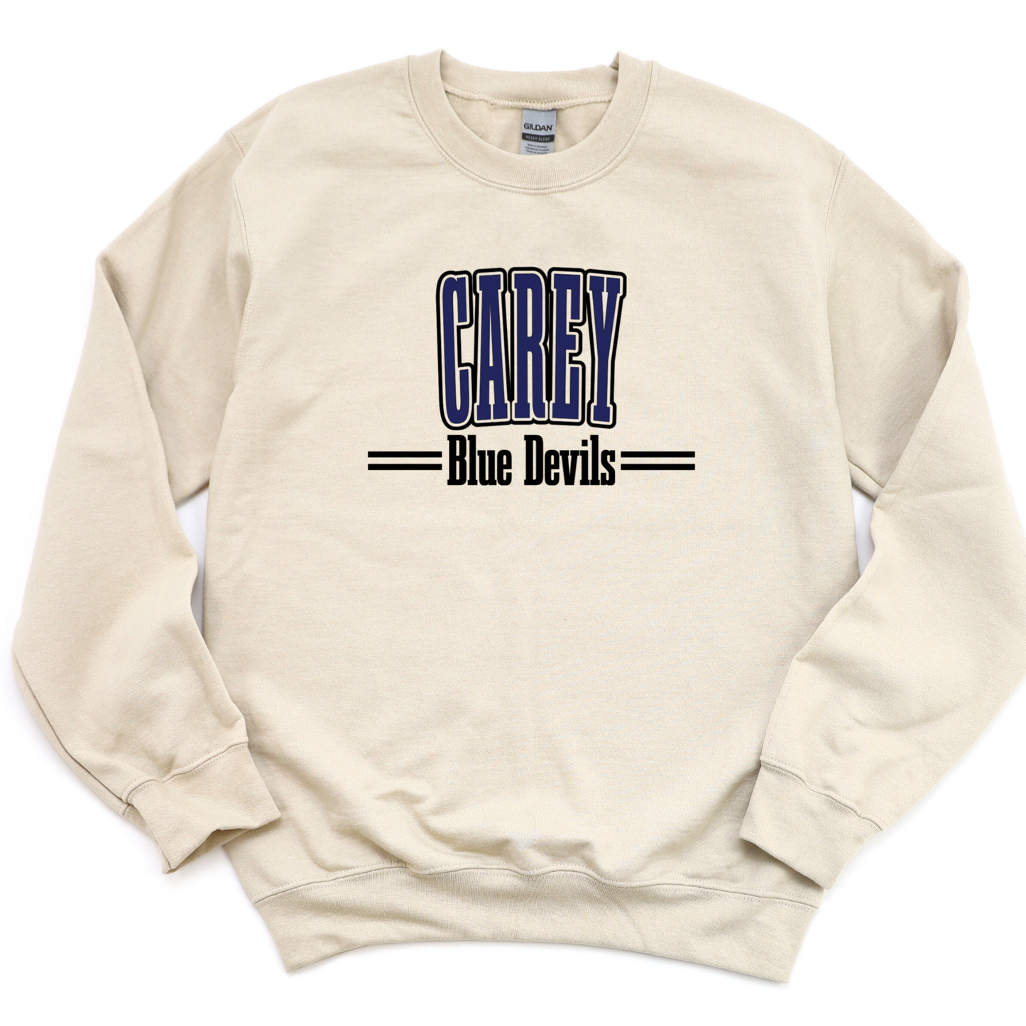 Carey Unisex Sweatshirt CAREY BLUE DEVILS SAND