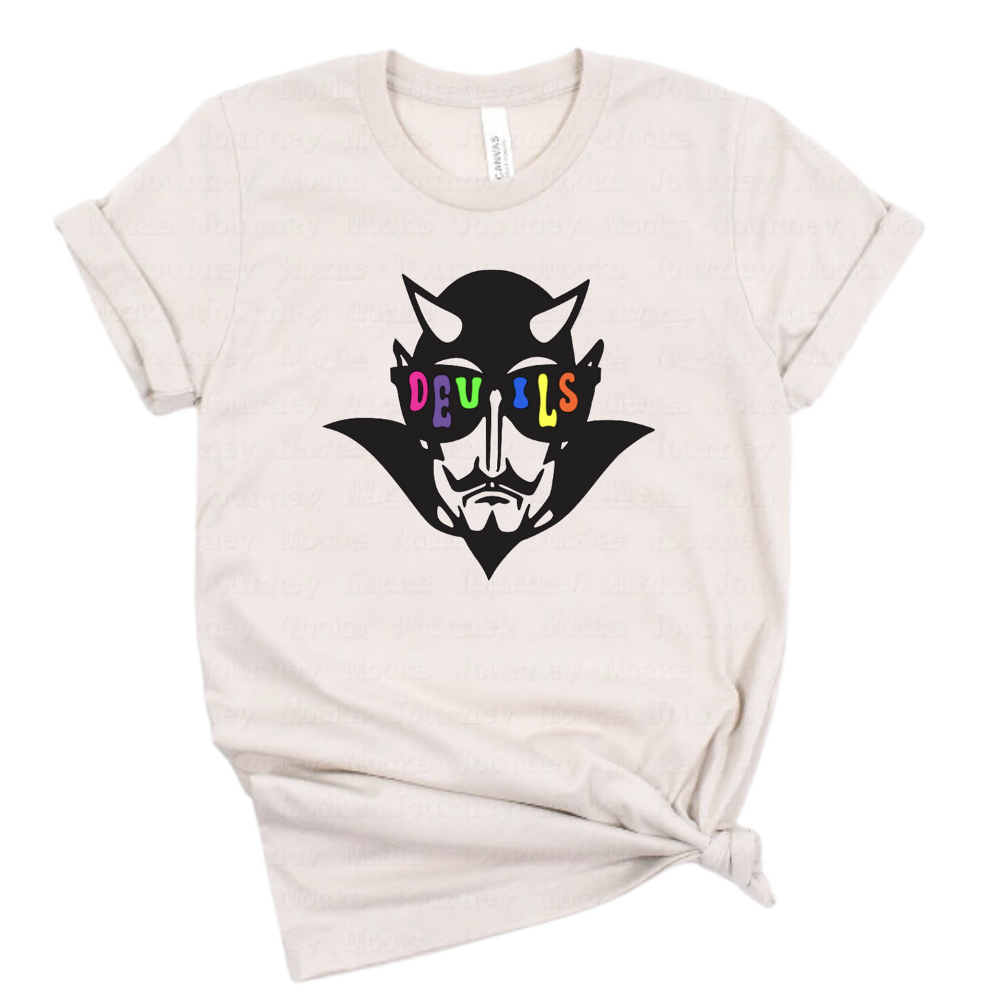 Devils Neon Unisex T-Shirt GLASSES