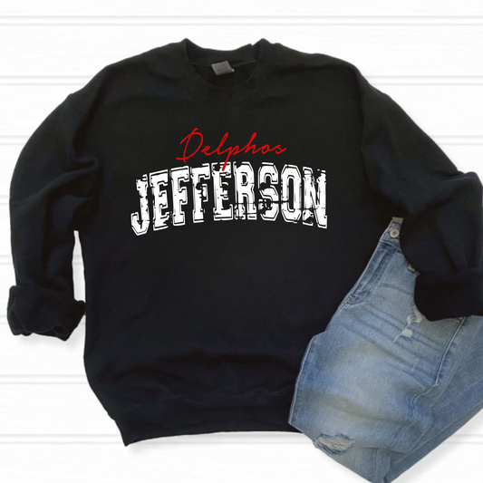 Delphos Jefferson Unisex Sweatshirt DELPHOS JEFFERSON black