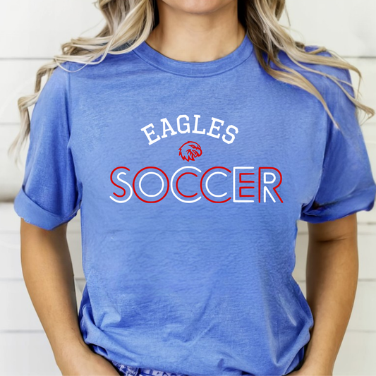 Liberty Benton Unisex T-Shirt EAGLES SOCCER HEATHER BLUE