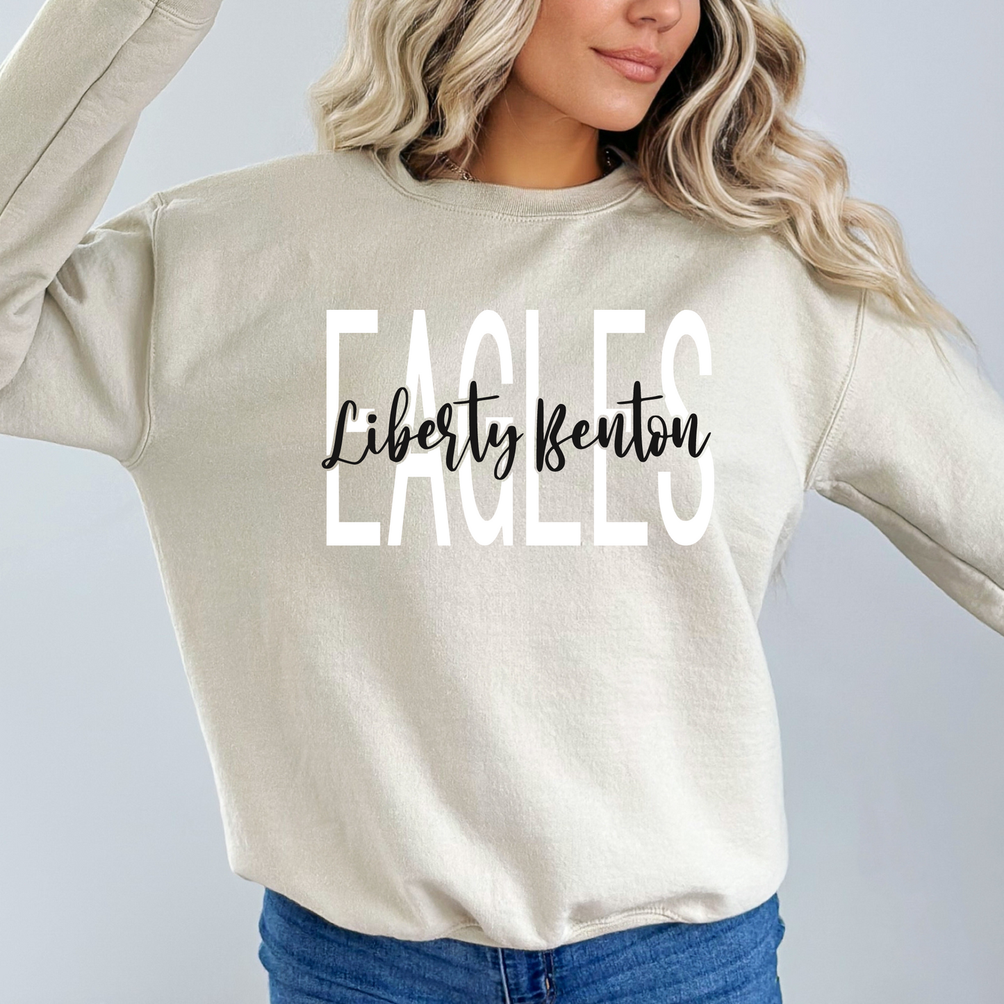 Liberty Benton Unisex Sweatshirt LIBERTY BENTON CREAM