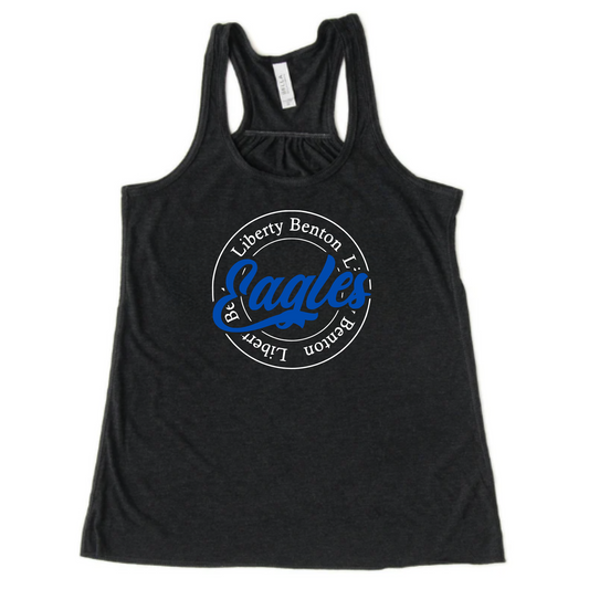 Liberty Benton Tank Top EAGLES CIRCLE BLACK