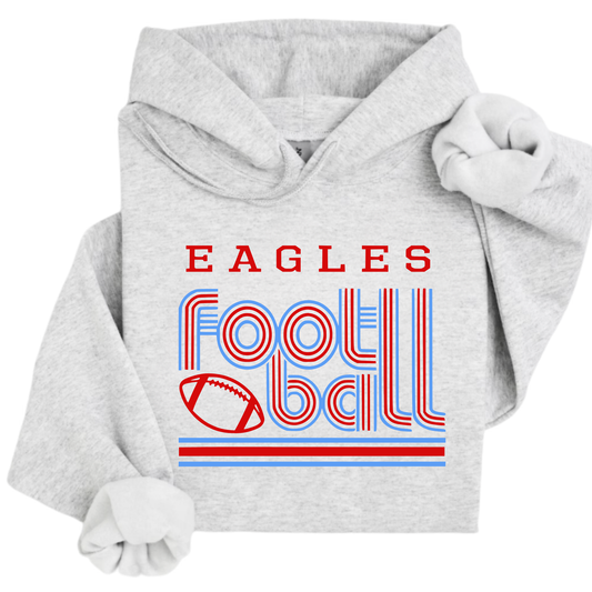Eastwood Unisex Hoodie EAGLES FOOTBALL GREY