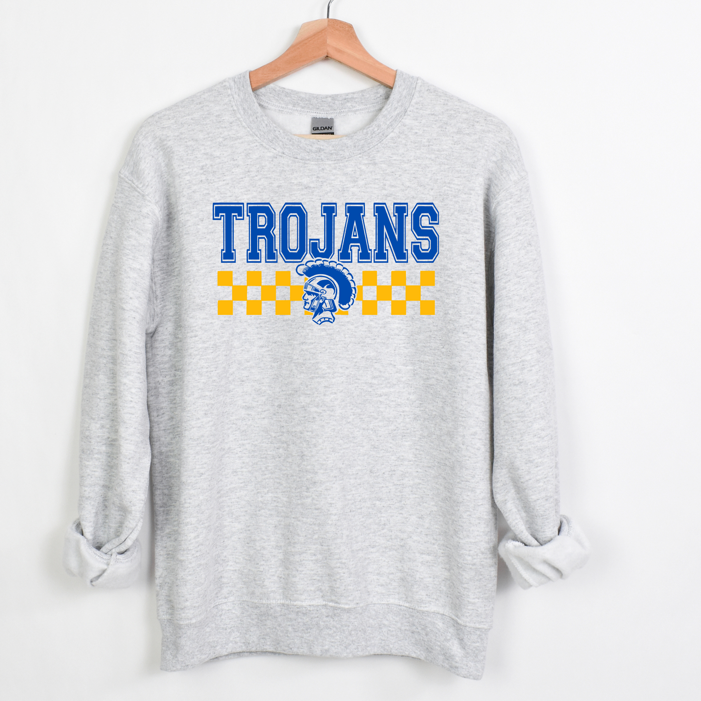 Findlay Unisex Sweatshirt TROJANS CHECKERED