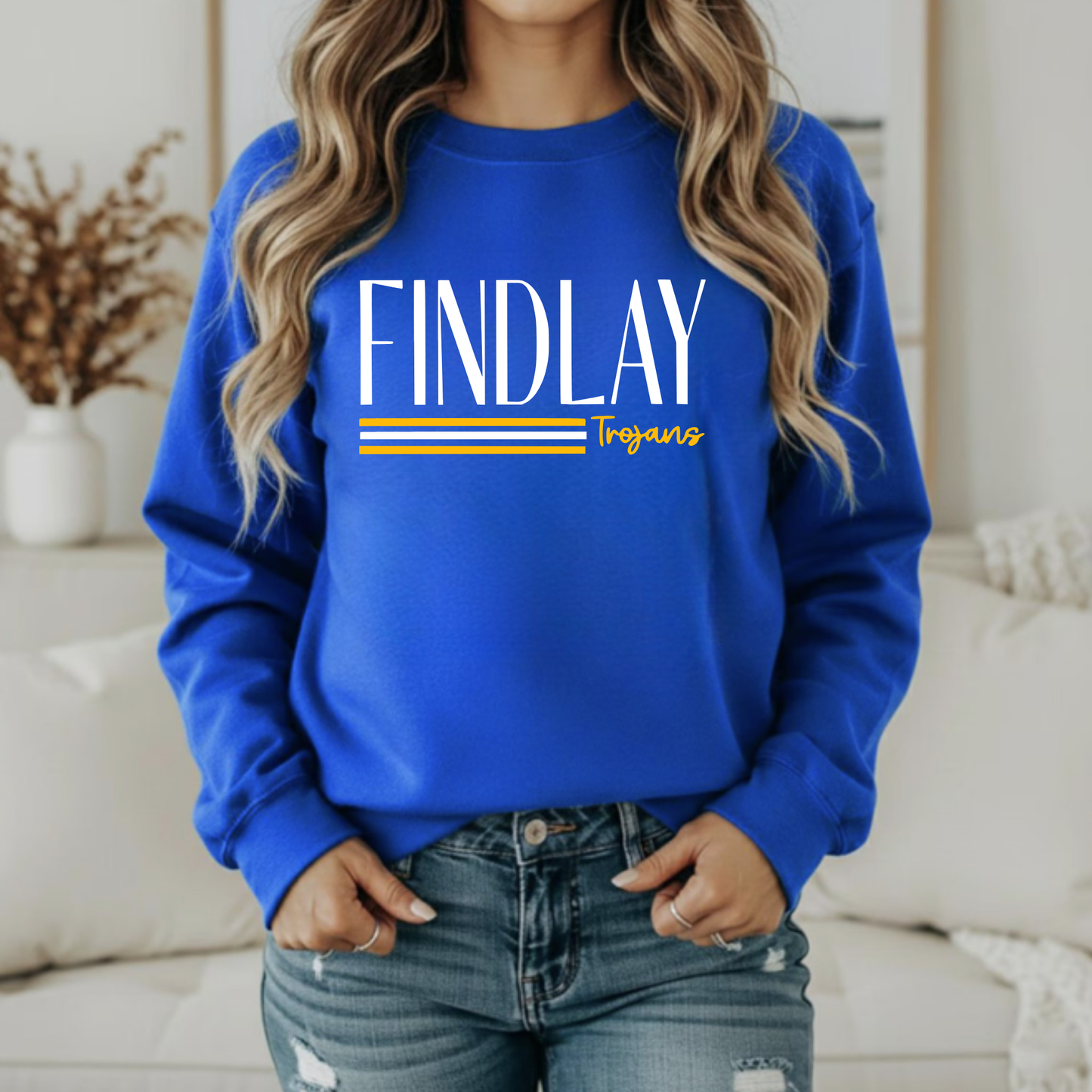 Findlay Unisex Sweatshirt FINDLAY TROJANS ROYAL BLUE
