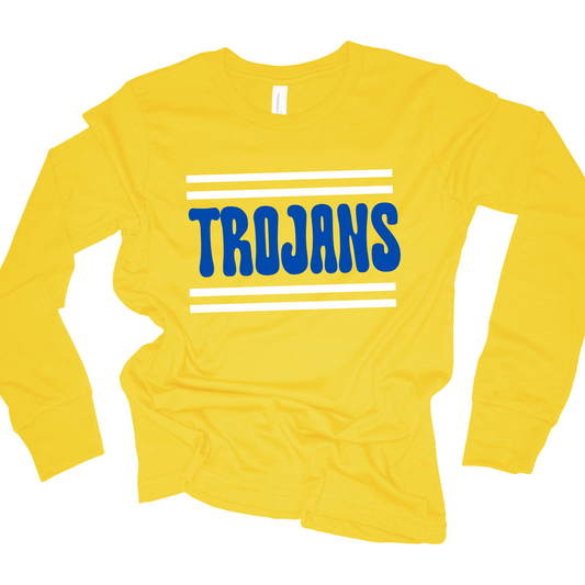 Findlay Unisex KIDS Long Sleeve Shirt TROJANS