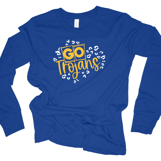 Findlay Unisex Long Sleeve Shirt GO TROJANS