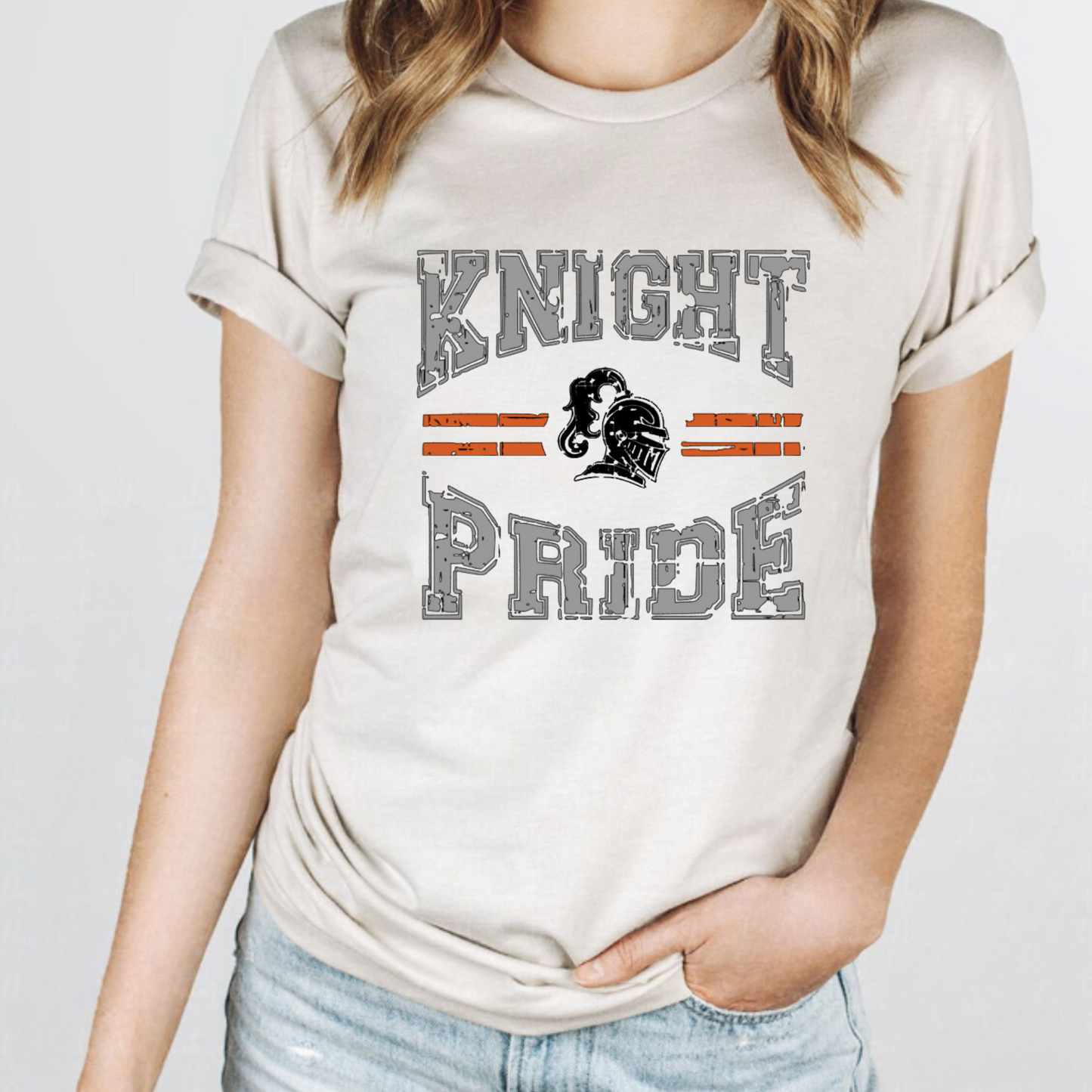 Van Buren Spirit Wear Short Sleeve T-Shirt KNIGHT PRIDE