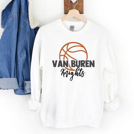 Van Buren Spirit Wear Sweatshirt KNIGHTS BASKETBALL