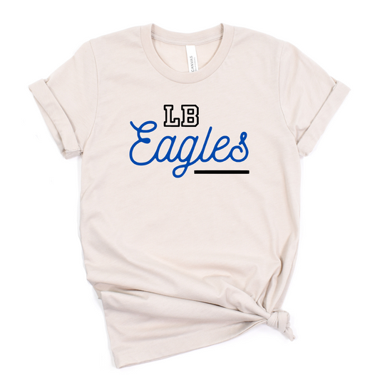 Liberty Benton Unisex T-Shirt LB EAGLES HEATHER DUST