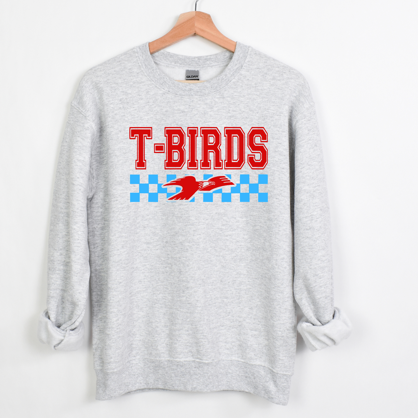 LCC Unisex Sweatshirt TBIRDS CHECKERED