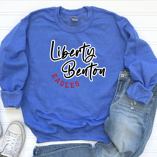 Liberty Benton Unisex Sweatshirt LB EAGLES HEATHER BLUE