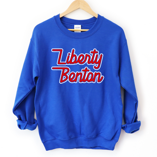 Liberty Benton Unisex Sweatshirt LIBERTY BENTON ROYAL