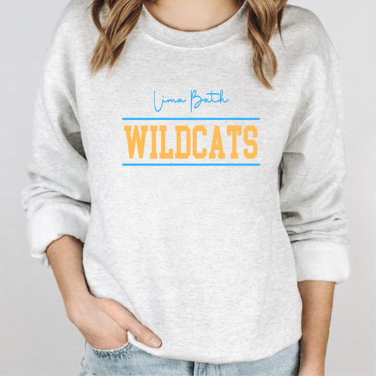 Lima Bath Spirit Wear Sweatshirt WILDCATS RETRO