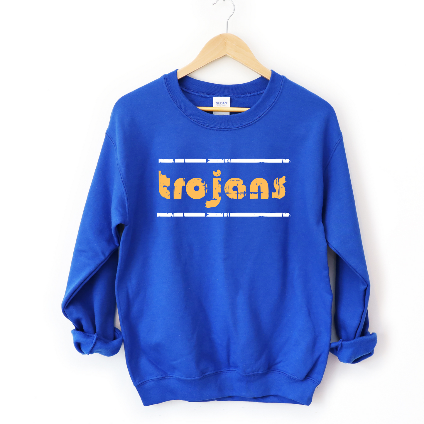 Findlay Unisex Sweatshirt TROJANS RETRO DISTRESSED