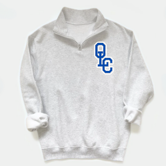 OLC Quarter Zip Sweatshirt OLC ASH GREY