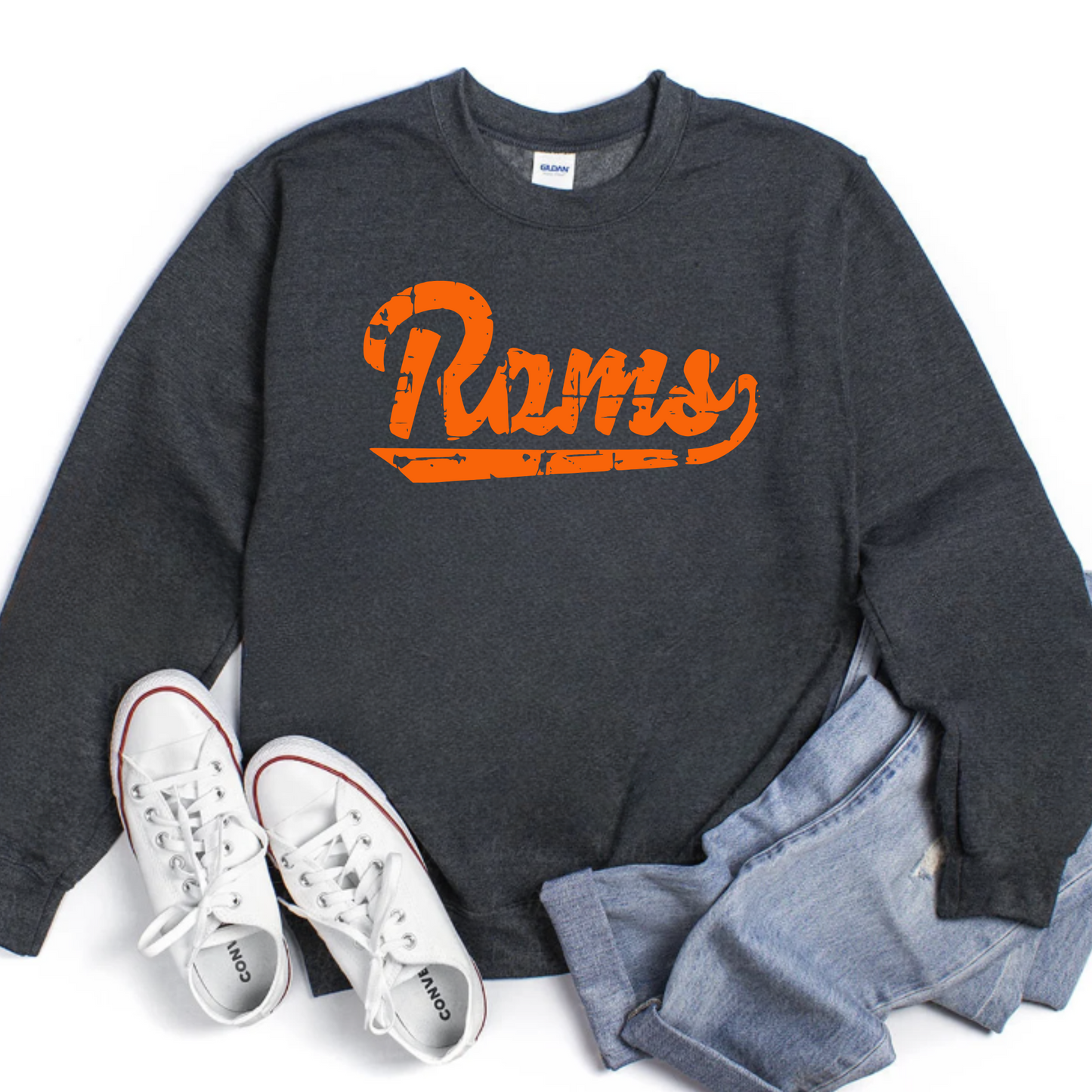 Upper Sandusky Unisex Sweatshirt RAMS DARK GREY