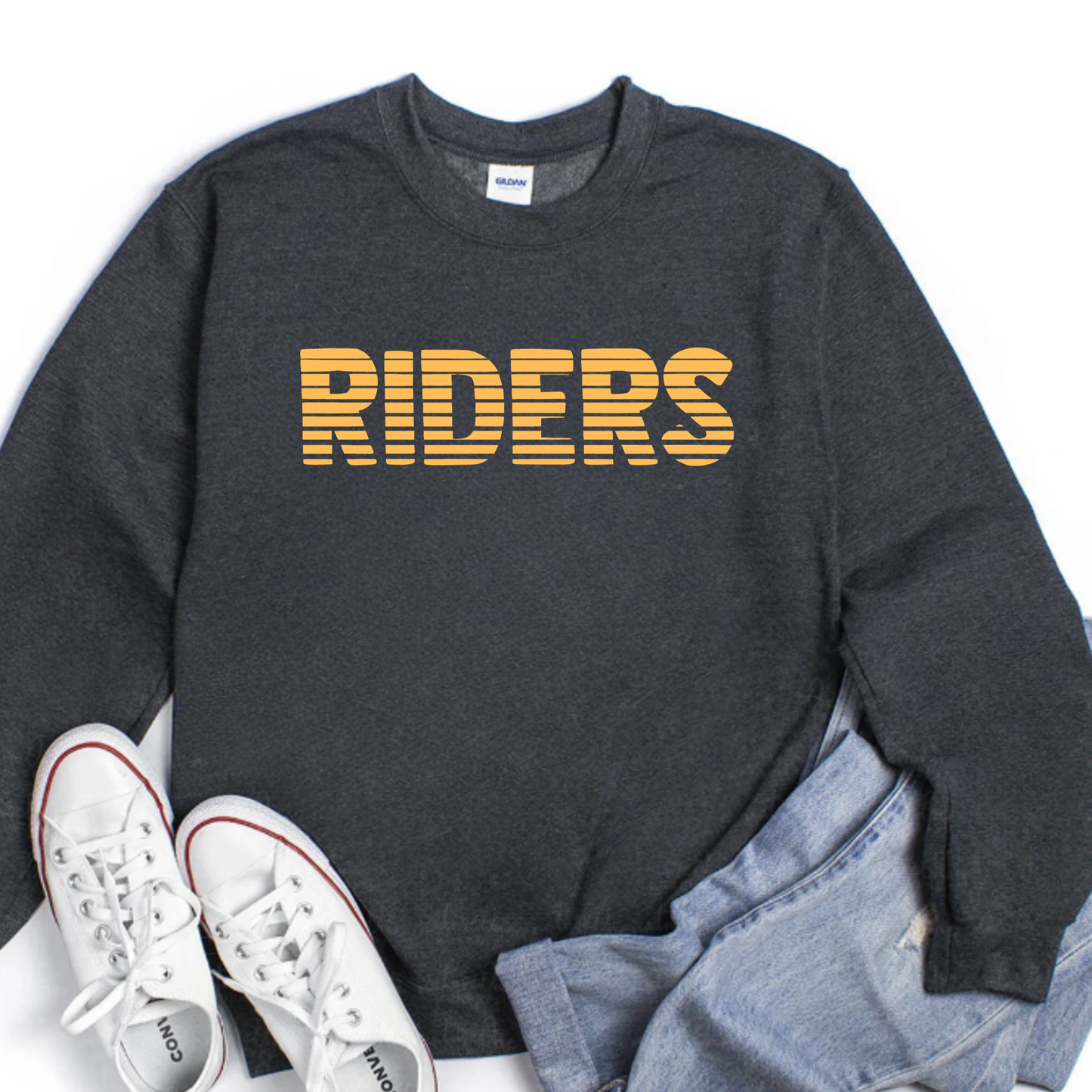 St Marys Spirit Wear Sweatshirt RIDERS STRIPE