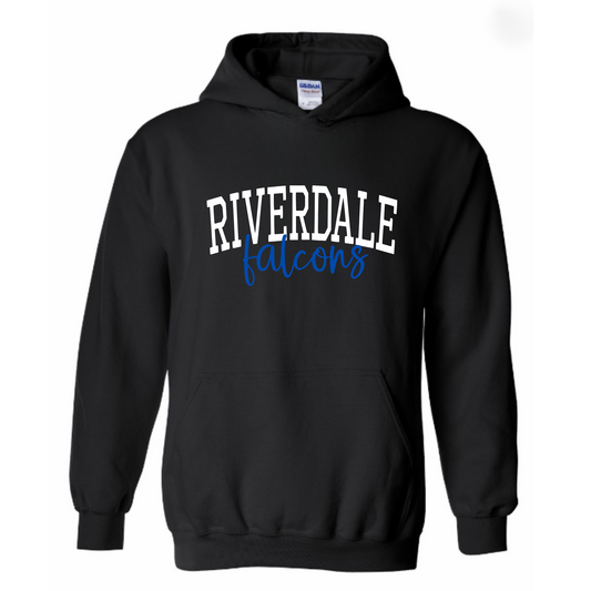 Riverdale Unisex Hoodie RIVERDALE FALCONS BLACK
